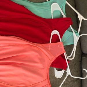 Lululemon sculpt tank size 4 bundle of 3